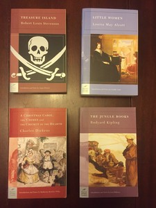 4 Barnes Nobles Classics Treasure Island Little Women Etc