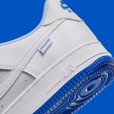 ★ナイキ★Air Force 1 '07 LV8 Sneaker★Photon Dust & Blue 🔥GS Size 4.5/6W - Nike Air Force 1 Low LV8 Photon Dust Blue