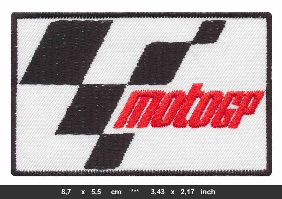 ROYAL GARMENT MOTO GP Aufnäher Patch Bügelbild Aufbügler Motorrad Racing Rennsport Motorsport