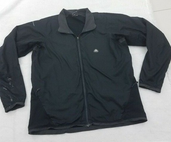 SACAI X NIKE Nike ACG Sphere Dry Giacca Uomo Nera Manica Lunga Zip Up Cappotto L Giacca a Vento