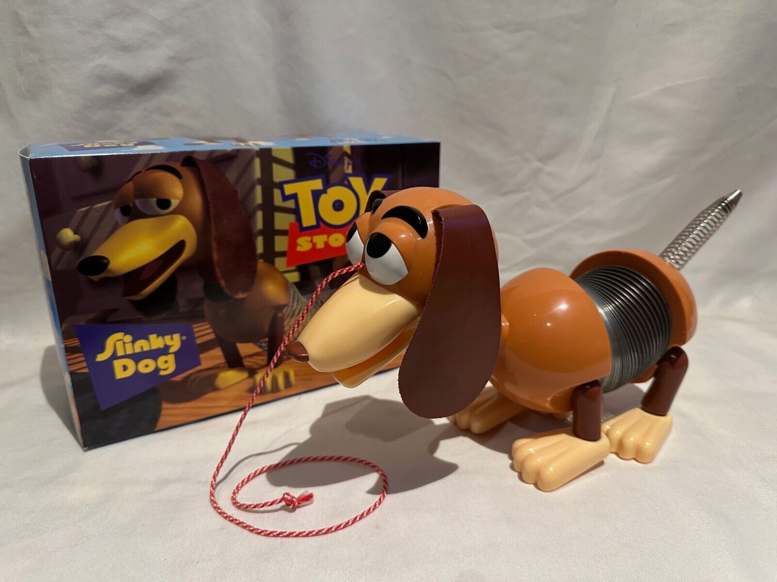 VINTAGE Disney Pixar TOY STORY SLINKY DOG PULL TOY 1995 Original 1st RELEASE NEW