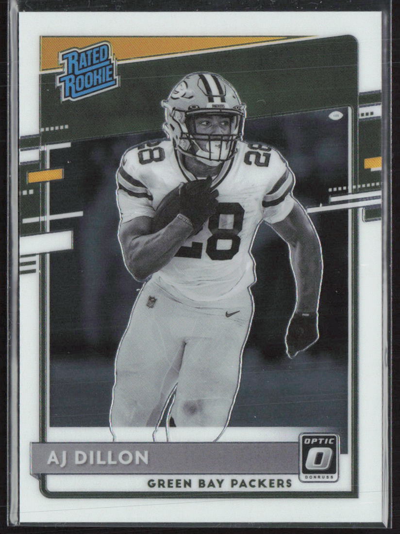 2020 Donruss Optic #324 AJ Dillon Variation