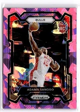 2023-24 Panini Prizm Asama Sanogo #286 Pink Ice RC Chicago Bulls 