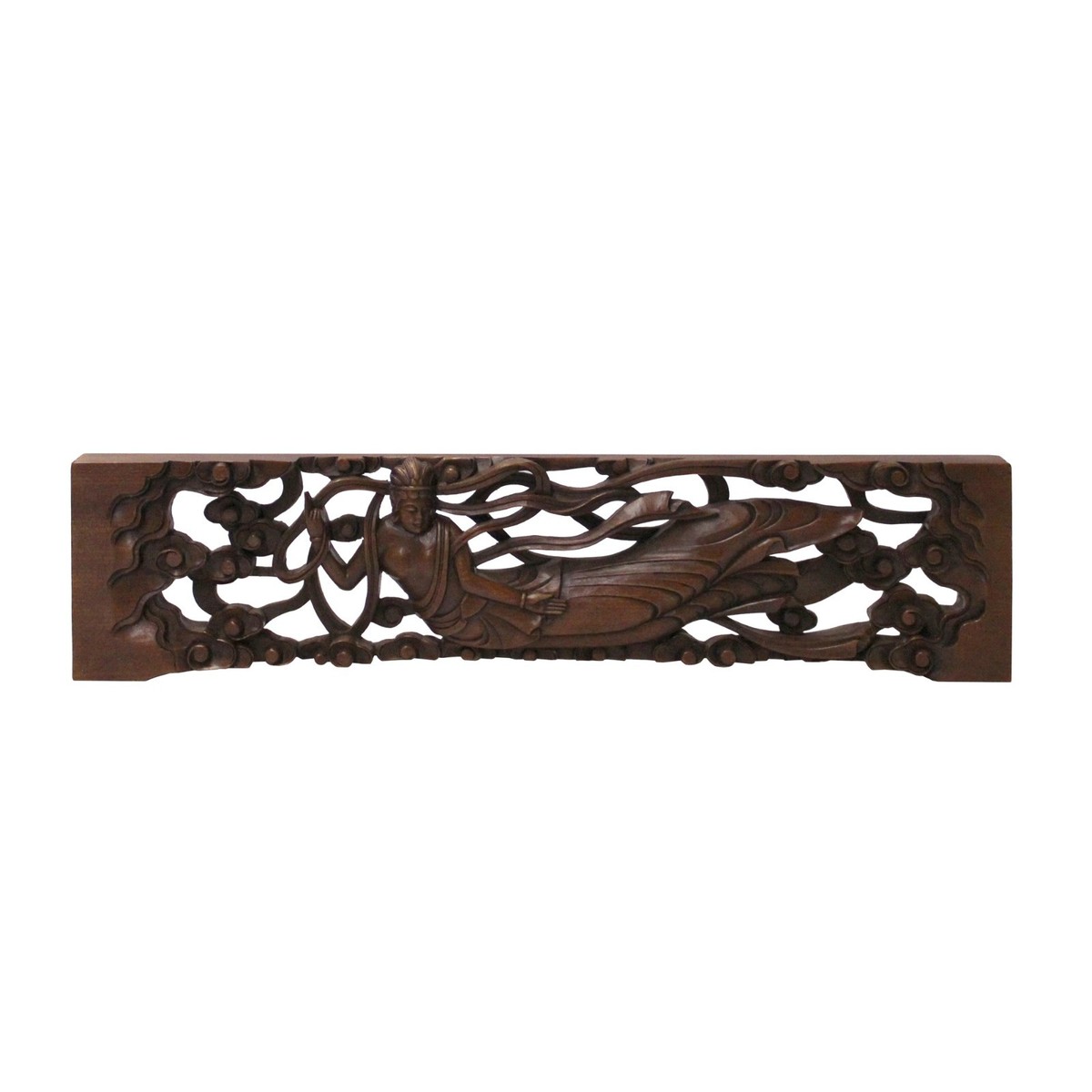 Chinese Pair Natural Wood Relief Carving Rectangular Paperweights cs4707S Chinese Pair Natural Wood Relief Carving Rectangular Paperweights cs4707S