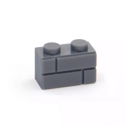 500x Mauersteine 1x2 Dunkelgrau Stein Wall Brick für Klemmbausteine Kompatibel