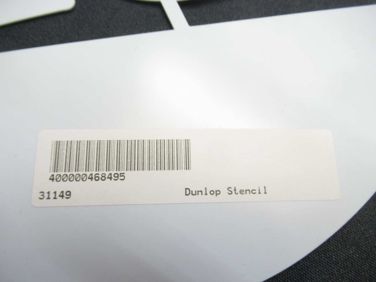 NEW* DUNLOP LOGO TENNIS RACQUET STENCIL FOR STRINGBED / STRINGERS
