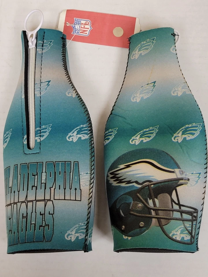 NFL Philadelphia Eagles Bottle Cooler, Coozie, Koozie, Coolie, NEW (Pack of 2) - Image 2 of 3
