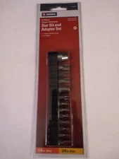 Jobsmart Tamper Resistant Star Bit And Adapter Set 13 Piece