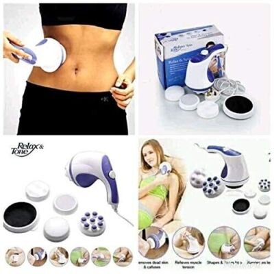 Neues elektrisches Relax-Spin-Ton Hand-Körpermassagegerät - Verspannungen lin...