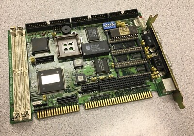 Advantech  PCA-6134P 386SX/486SLC industrial CPU CARD rev A2 1906613451