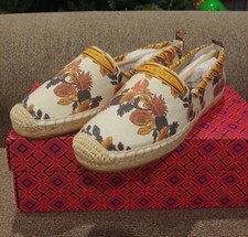 Tory Burch Grosgrain Whipstich Espadrille size 7 NIB