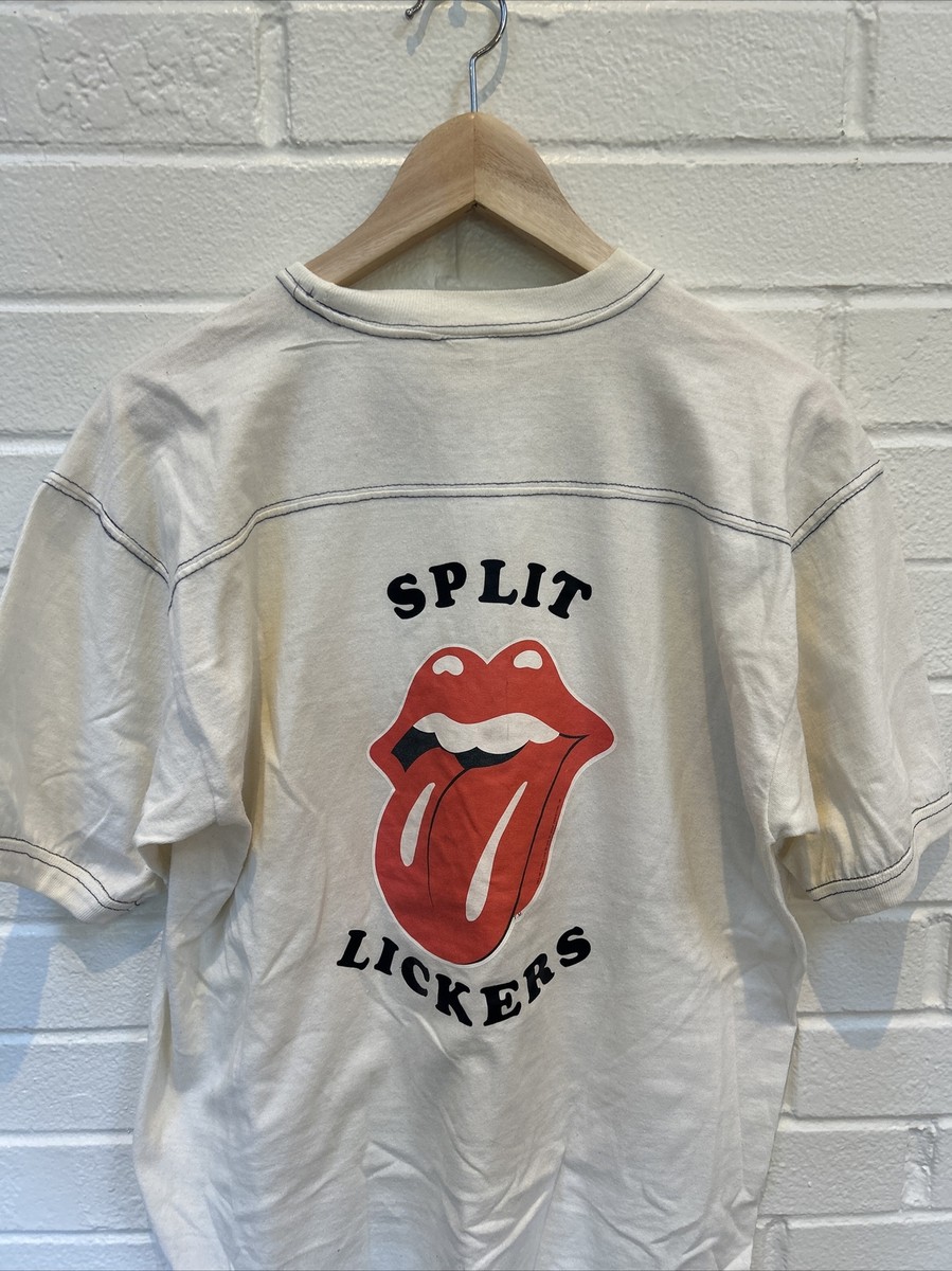 Vintage Original 70s Rolling Stones Bootleg Parking Lot Tee T