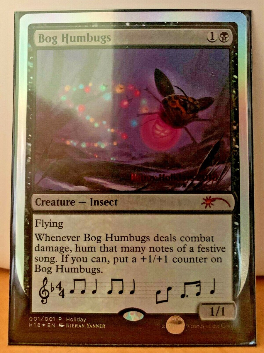MTGプレイマットHoliday 2018 Bog Humbugs MTG Magic Ultra Pro 2018 Holiday Bog Humbugs Playmat 24 x 14