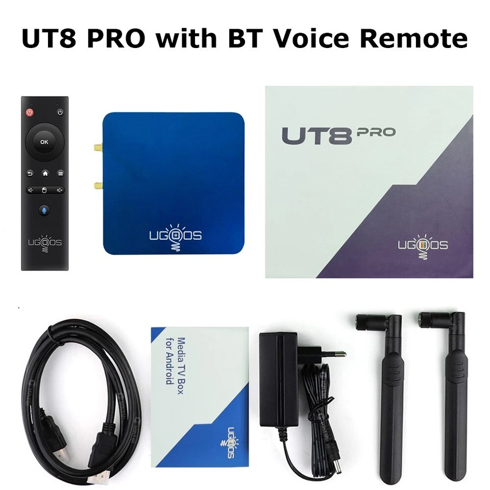 UGOOS UT8 PRO 8GB 64GB RK3568 Android 11 TV Box WIFI 6 1000M BT5.0 Set Top Box - Image 2 of 4