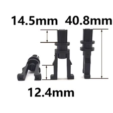 500 PCS Plastic Part Washer Spacer Clip Fits Fuel Injector 14.5*12.4*40.8mm