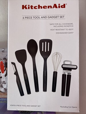 (3 kitchen Items )6 Piece Tool, Hot Air Popcorn Maker  And Chef 10 Spoon Set