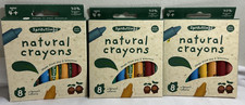 Sproutlings Natural Crayons Soy  Beeswax Blend, 8 Vibrant Colors Lot of 3 Boxes
