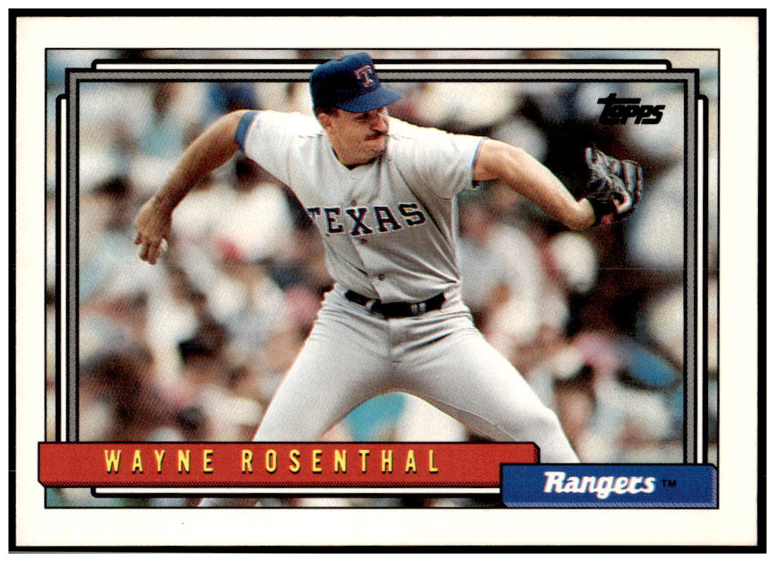1992 Topps #584 Wayne Rosenthal Ex/Mt