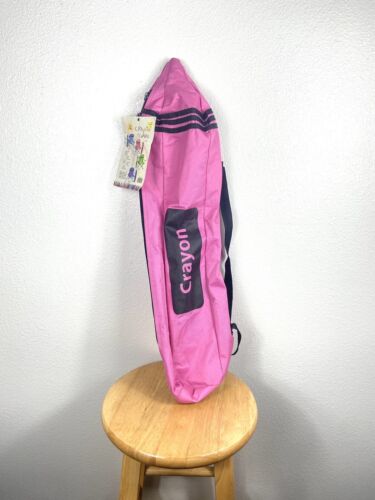 Pink Crayon Bag Tote Duffle Bag 2008 Mac Sports Crayon Chair No Chair As Is - Afbeelding 1 van 7