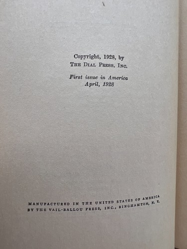 The Hotel Elizabeth Bowen Novel 1928 First Edition Hardcover by The Dial Press - Picture 9 of 10