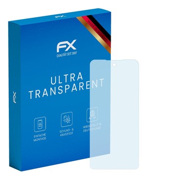 atFoliX 3x Displayschutzfolie für Tecno Pova 5 Pro Schutzfolie klar Folie