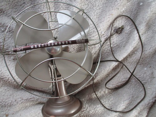 Vintage Westinghouse Fan Y-4697 Tested Working 11” One Speed