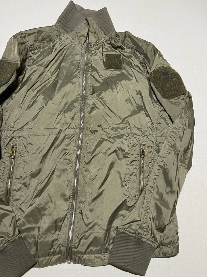 Sobrecamisa G-Star Raw Benares L/S Chaqueta Verde Militar Talla M AP9 Foto 4 de 4