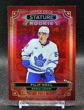 2022-23 Upper Deck Stature Rookie Photo Variant Red Filip Kral #132 RC 17/33