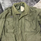US Army Vietnam Era M65 Field Jacket Men M Regular Green Cold Weather Coat VTG
