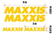 Custom Maxxis Decal Set. 30 Colors. MTB Bike Frame Helmet Stickers. USA Seller
