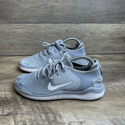 Nike Free RN 2018 942836-003 Mens US Running Shoes Wolf Gray Athletic  Sneakers