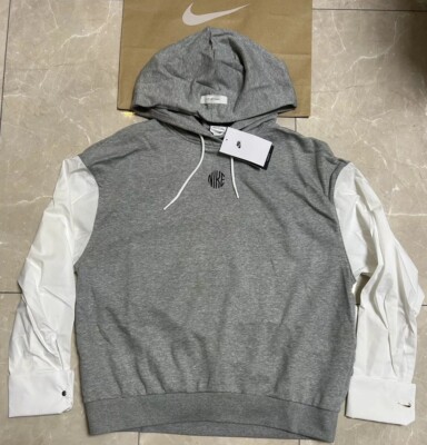 Nike MEDIUM Icon Clash JDI Hoodie Shirt Arms Women's White