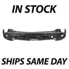 New Textured Black - Rear Bumper Cover Replacement For 2013-2016 Ford Escape