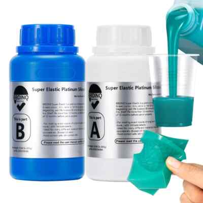 Silicone Mold Making Kit, Super Elastic Mold Making Silicone Rubber, Liquid S...