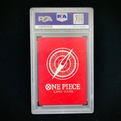 PSA9 One Piece PSA 9 OP01-003 Monkey D. Luffy Leader Card