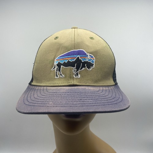Patagonia Fitz Roy Bison Buffalo Bear Mesh Snapback Trucker Mütze Cap