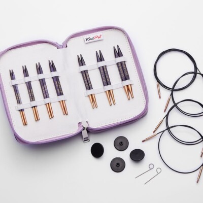 KnitPro J adore Cubics Special Interchangeable Circular Needle Set 4''