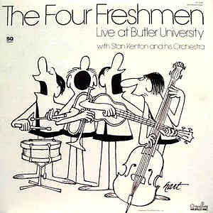 The Four Freshmen - Live At Butler University / VG+ / 2xLP, Album, RE