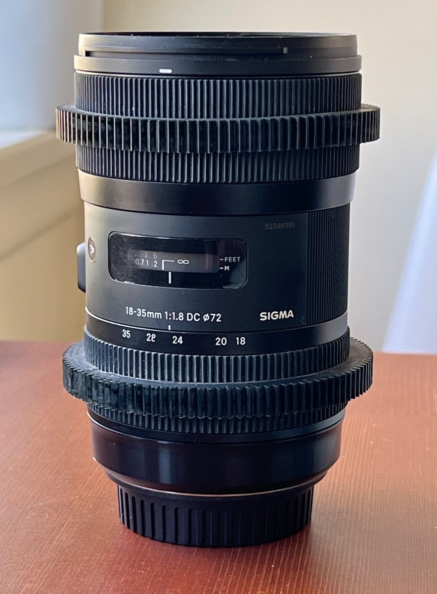 Sigma 18-35mm f/1.8 DC HSM Art Lens Canon EF-S Mount Near Mint w