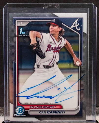 Cam Caminiti 2024 Bowman Draft #CPA-CC Chrome Auto 1st Prospect