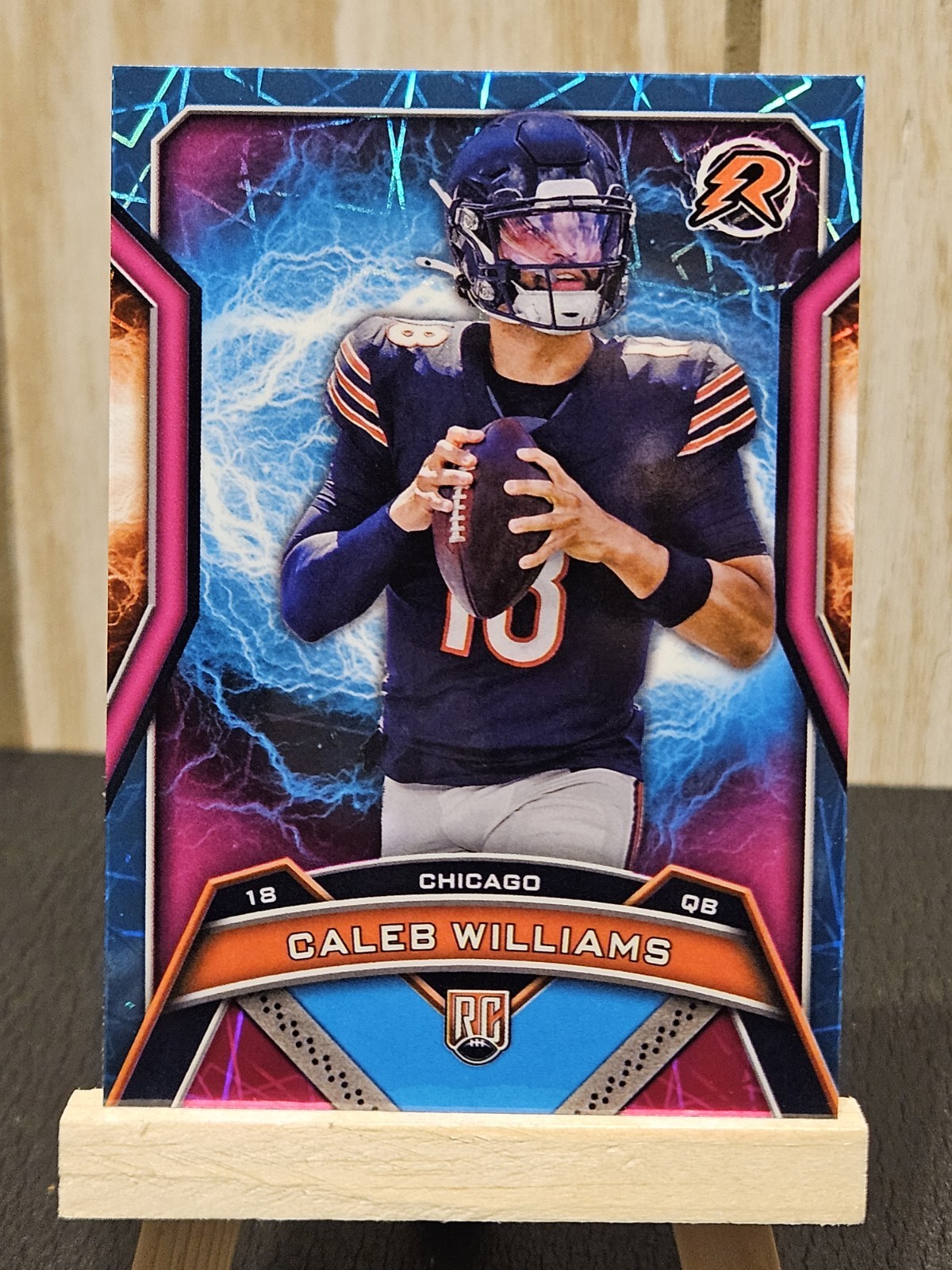 2024 Topps Resurgence Caleb Williams (RC) #117 Sky Blue Pink Shock Rookie