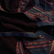 Vintage Wrangler 1990s Pearl Snap Brushhopper Red Vertical Striped Western Shirt