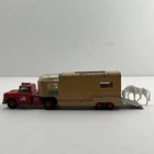 Vintage Lesney Matchbox Articulated Horse Van With Horse - King Size K-18