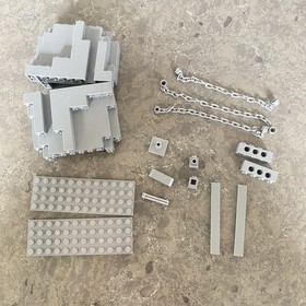 LEGO Castle Skeleton Tower 7093 100% Complete + Instructions + Dragon + Minifigs