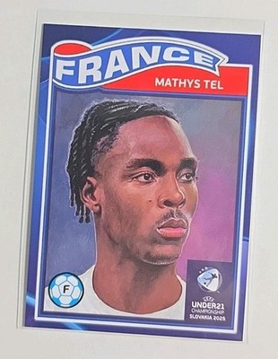 Topps UEFA EURO U-21 2025 Living Set - Card 005 - Mathys Tel - France