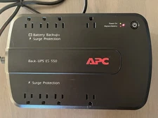 APC Back-UPS ES 550 BE550G 8-Outlet Battery Backup Surge Protector No Battery
