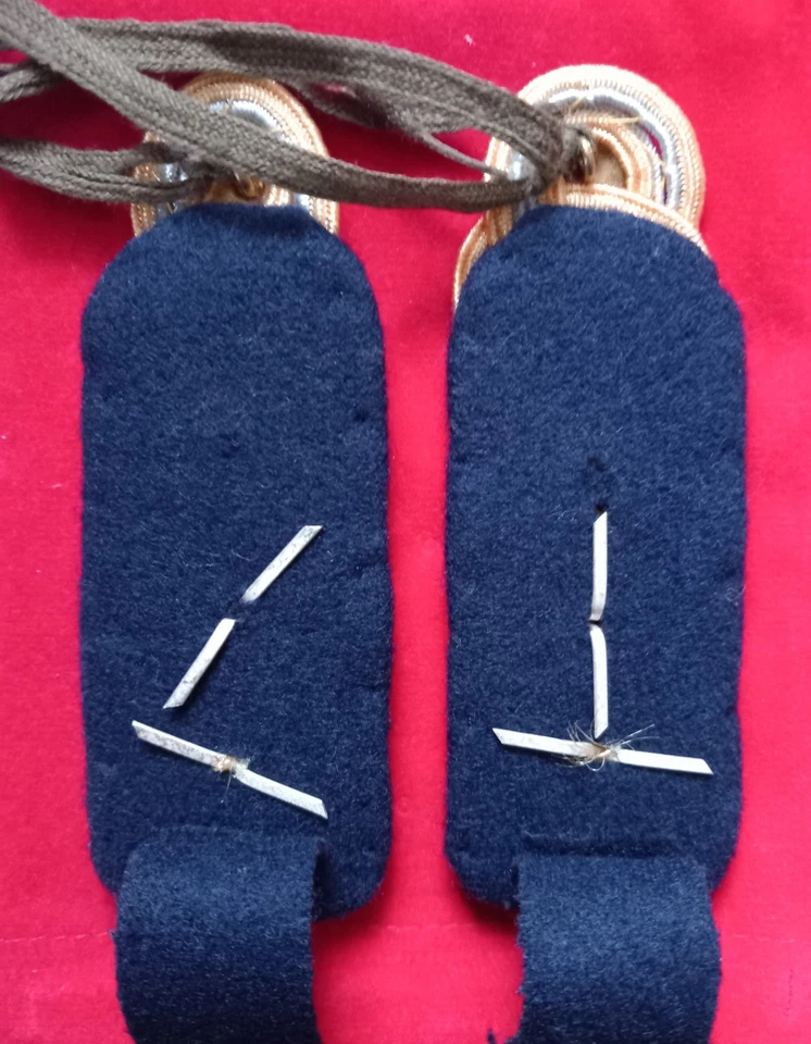 DDR NVA Volksmarine Admiral General, 1 Paar Schulterstücke Vizeadmiral.  - Bild 3 von 3