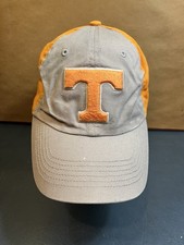 Vintage Tennessee Volunteers Orange Grey Vols Snapback Hat 47