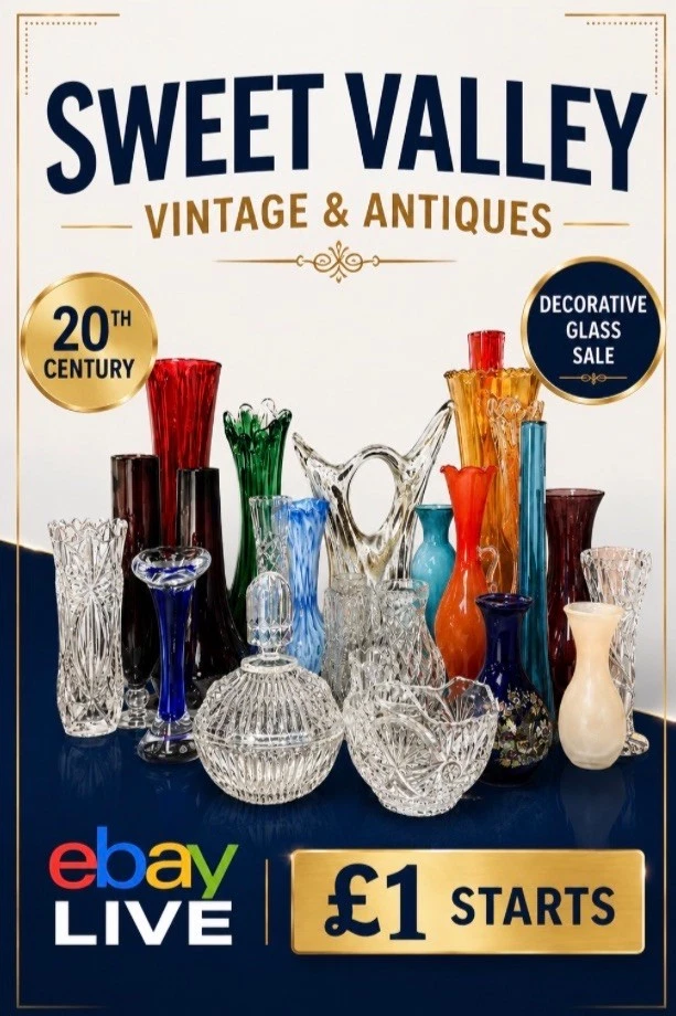 20th Century Decorative Glass sale. Starts from £1.