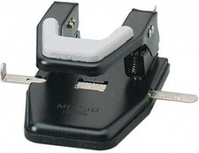 Martin Yale MP250 Master 2-Hole Paper Punch, Black, 9/32" Hole Diameter, Punches